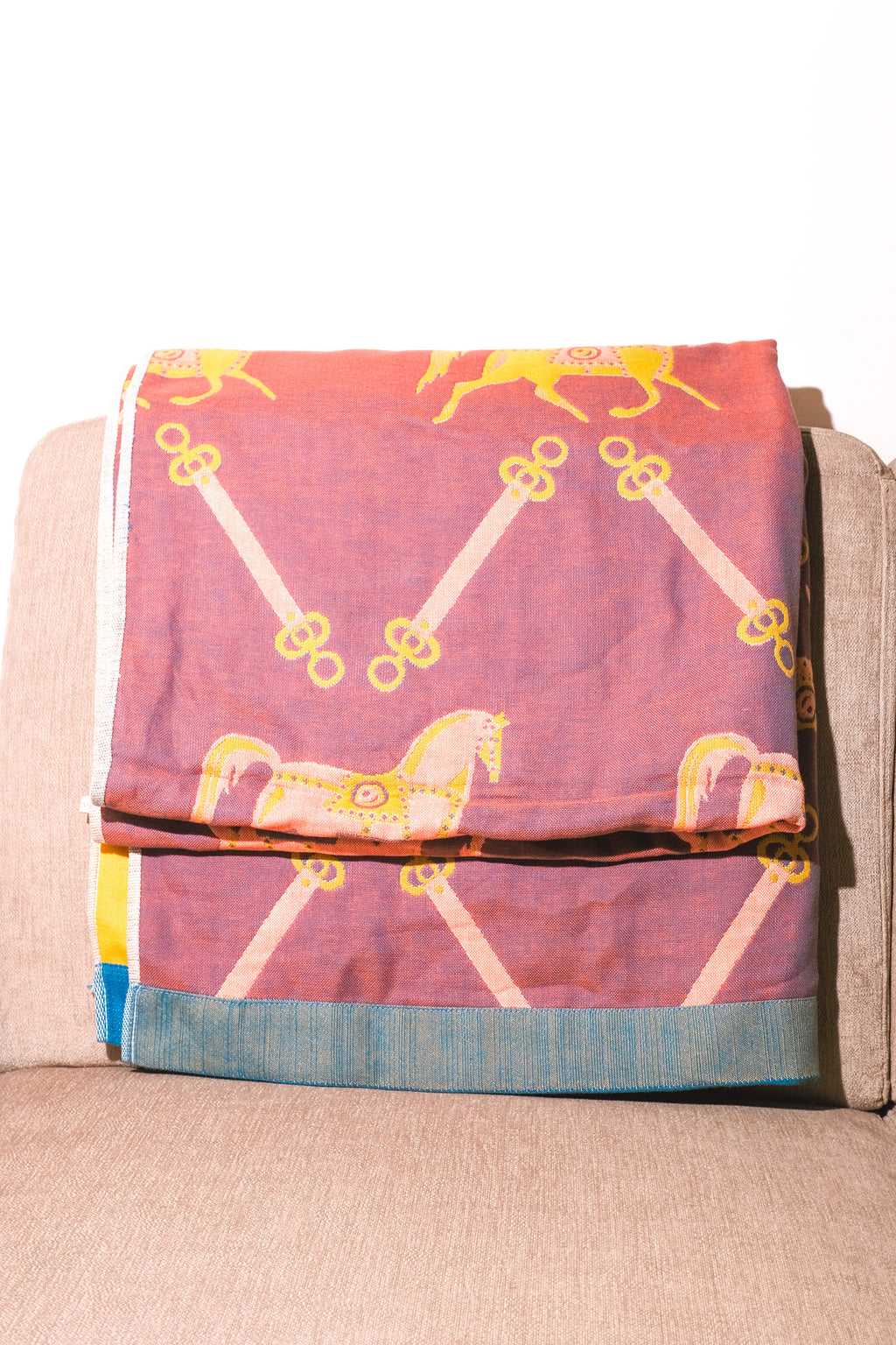 Bliss Heaven Muslin Bath Sheet Tang Horse