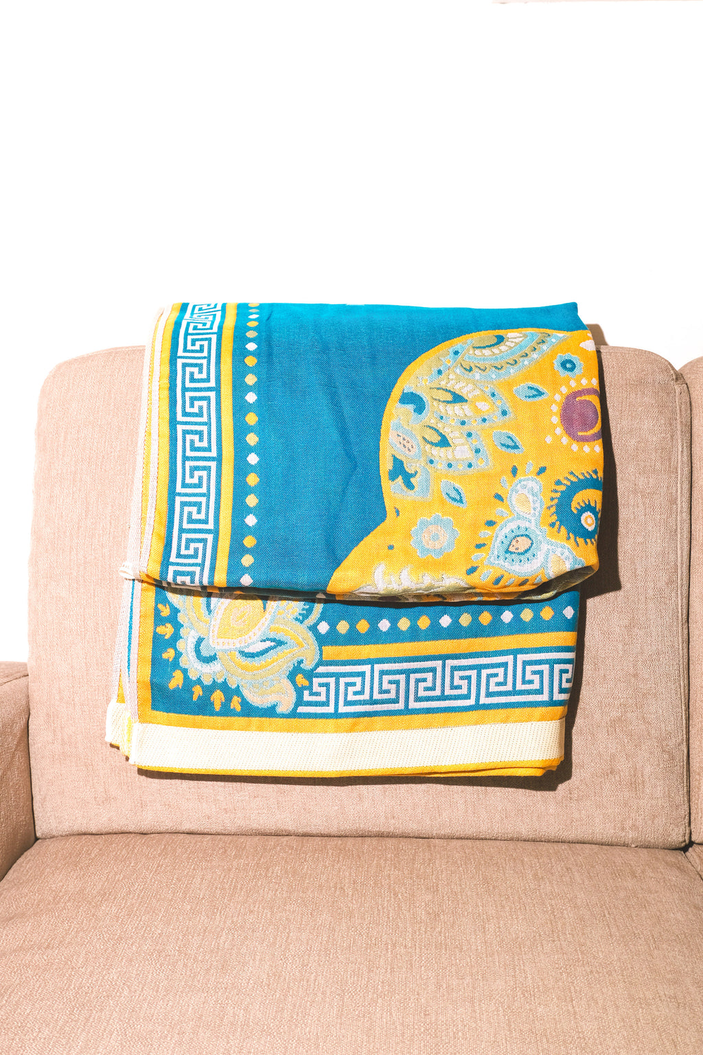 Bliss Heaven Muslin Bath Towel Silk Road Paisley