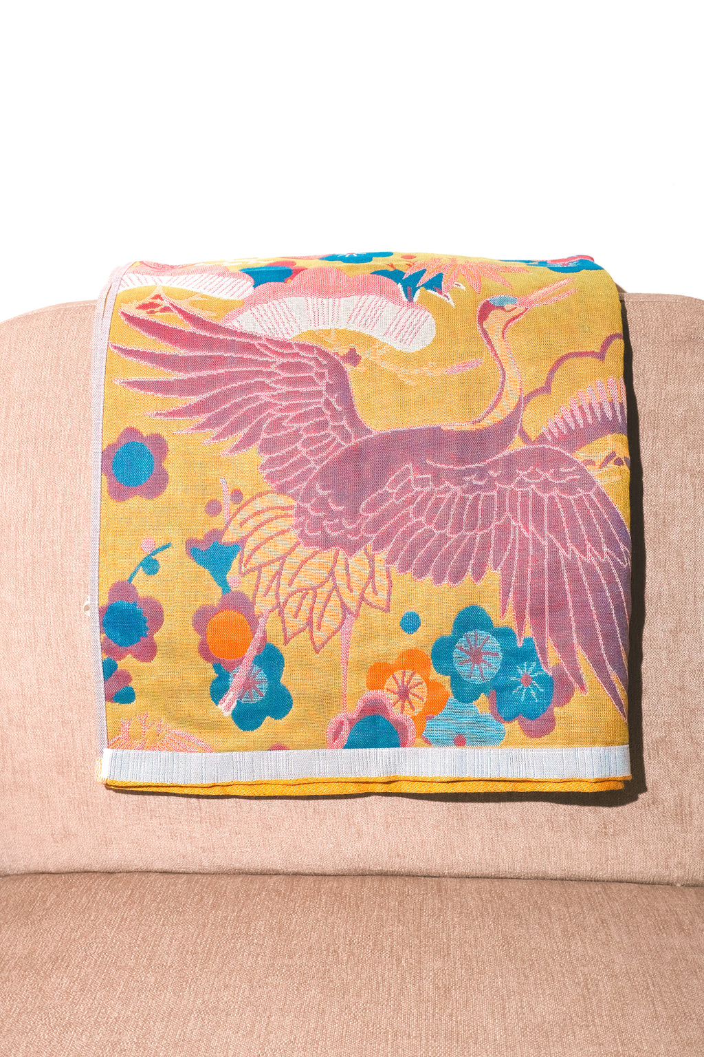 Bliss Heaven Muslin Bath Towel Crane Song