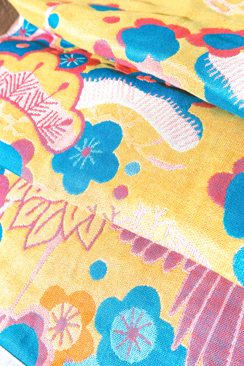 Bliss Heaven Muslin Bath Towel Crane Song