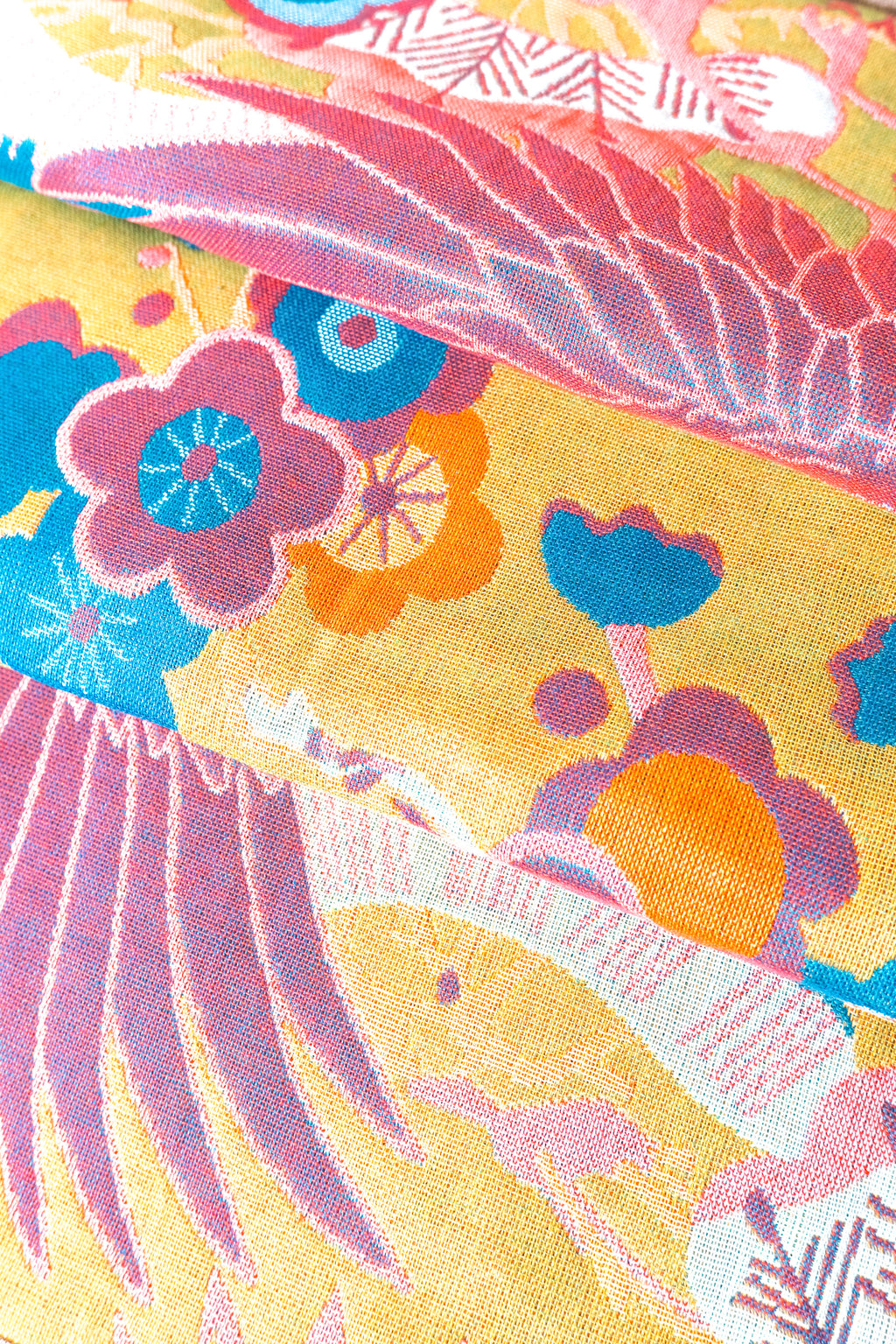 Bliss Heaven Muslin Bath Towel Crane Song