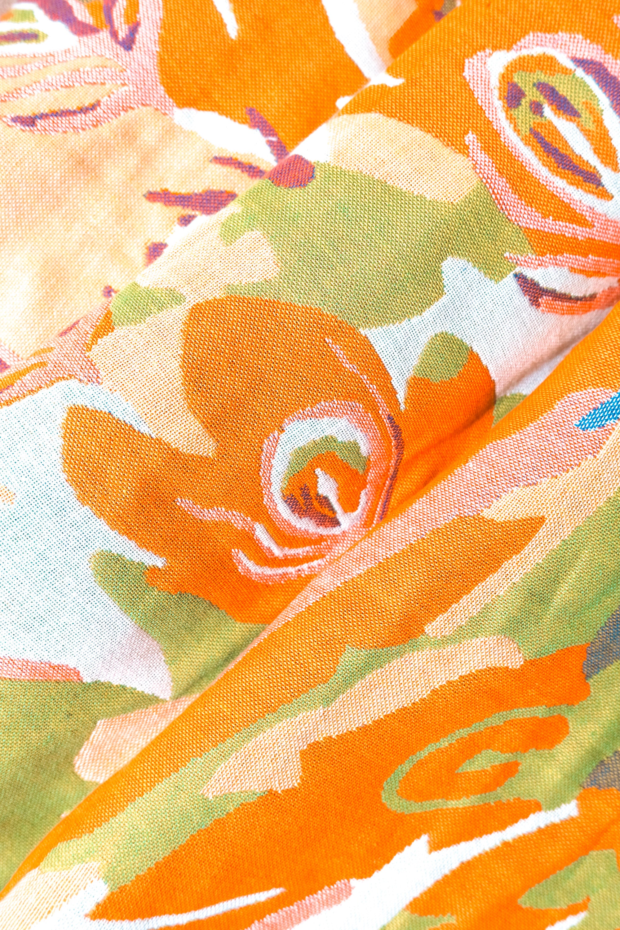 Bliss Heaven Muslin Bath Sheet Peacock Lotus