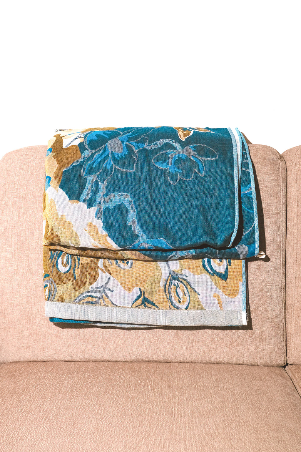 Bliss Heaven Muslin Bath Towel Peacock Butterfly