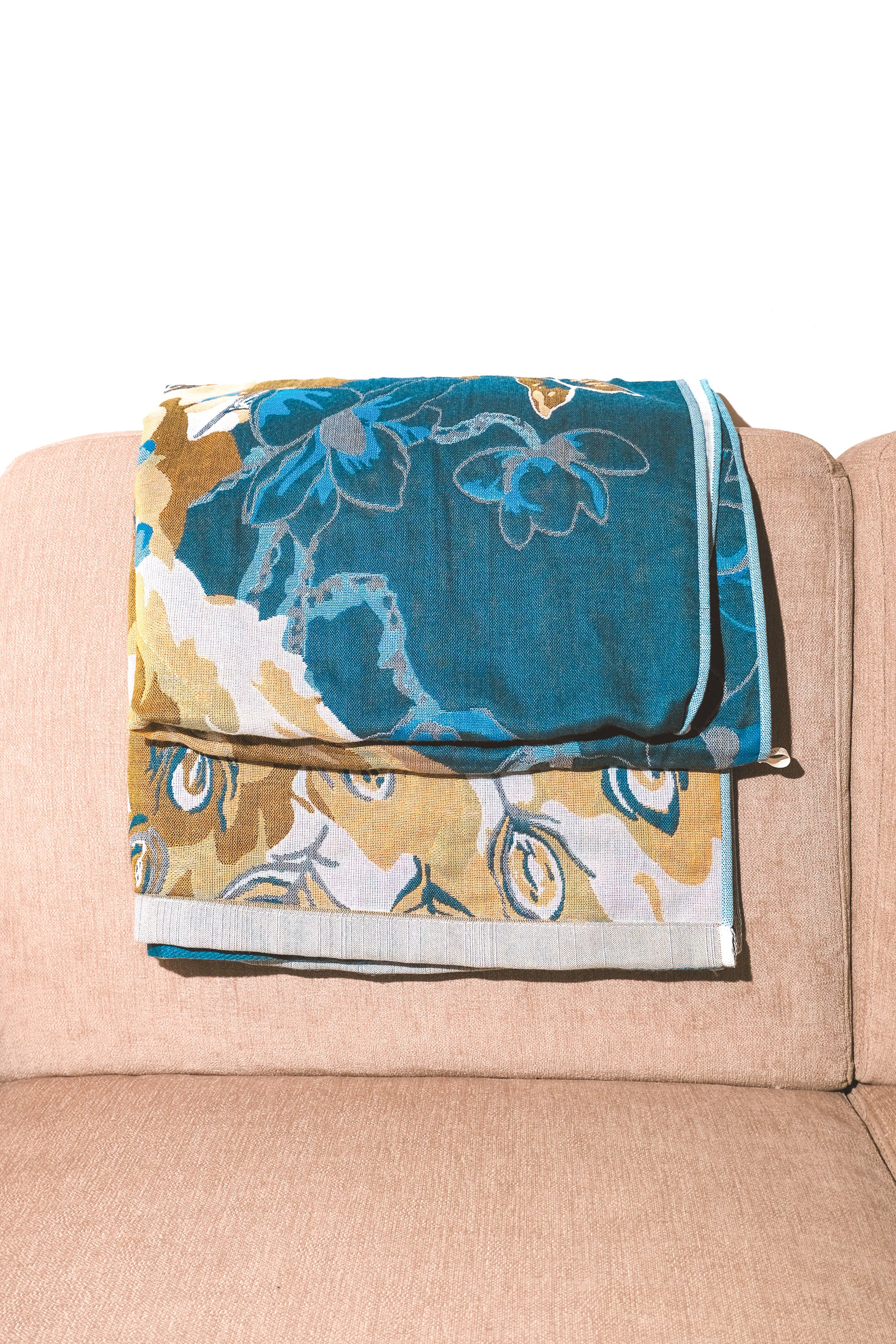 Bliss Heaven Muslin Bath Towel Peacock Butterfly