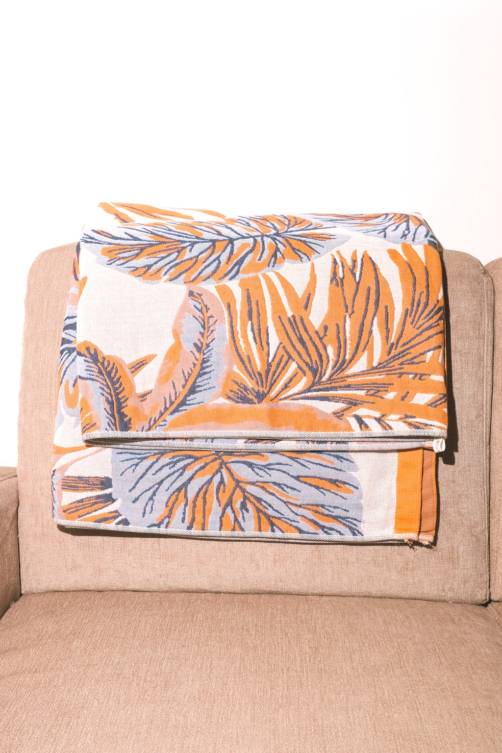 Bliss Heaven Muslin Bath Sheet Autumn Palm