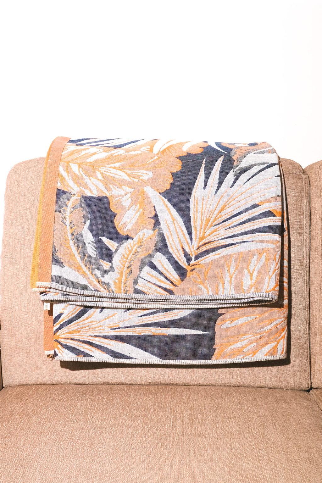 Bliss Heaven Muslin Bath Sheet Autumn Palm