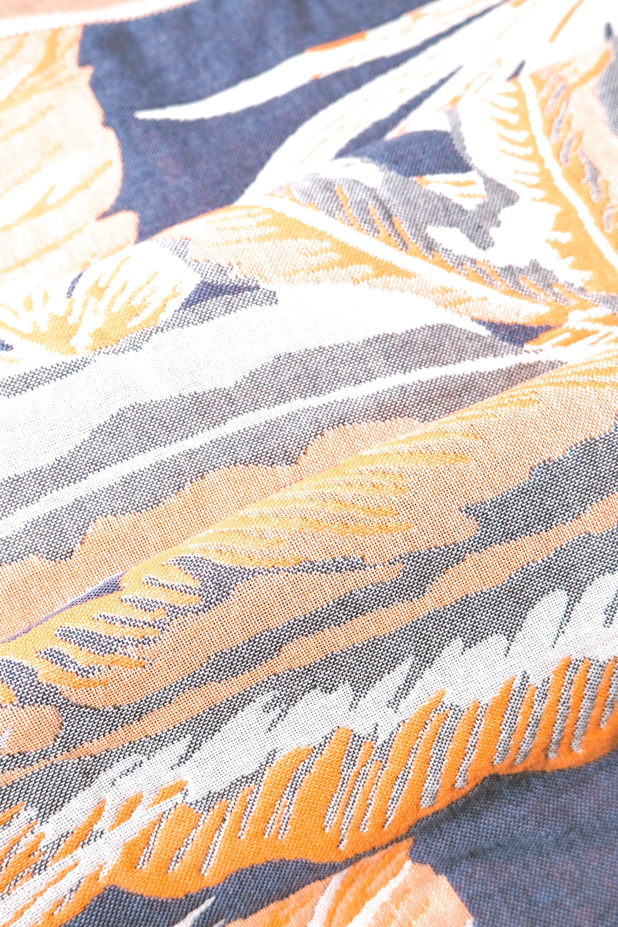 Bliss Heaven Muslin Bath Sheet Autumn Palm