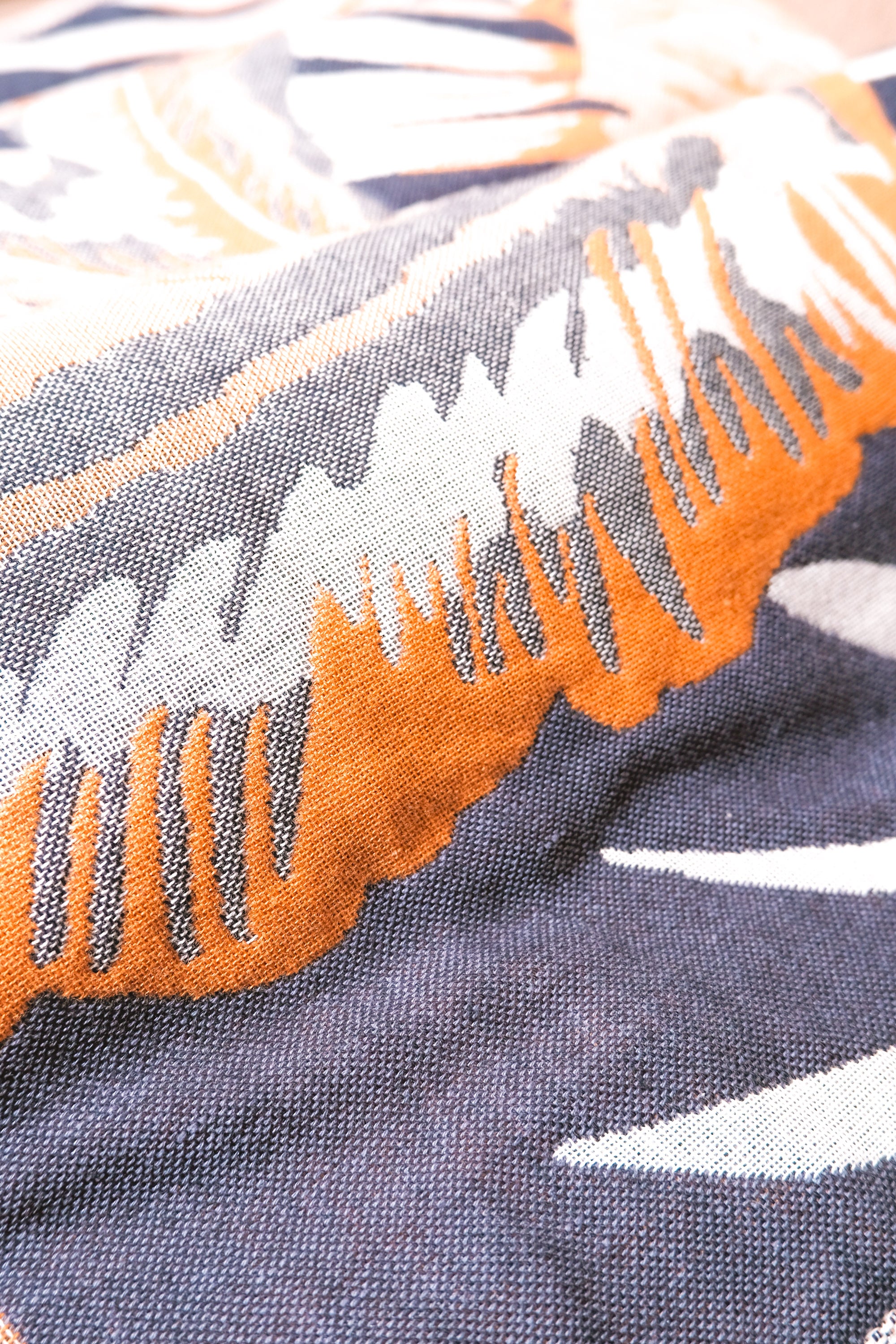 Bliss Heaven Muslin Bath Sheet Autumn Palm