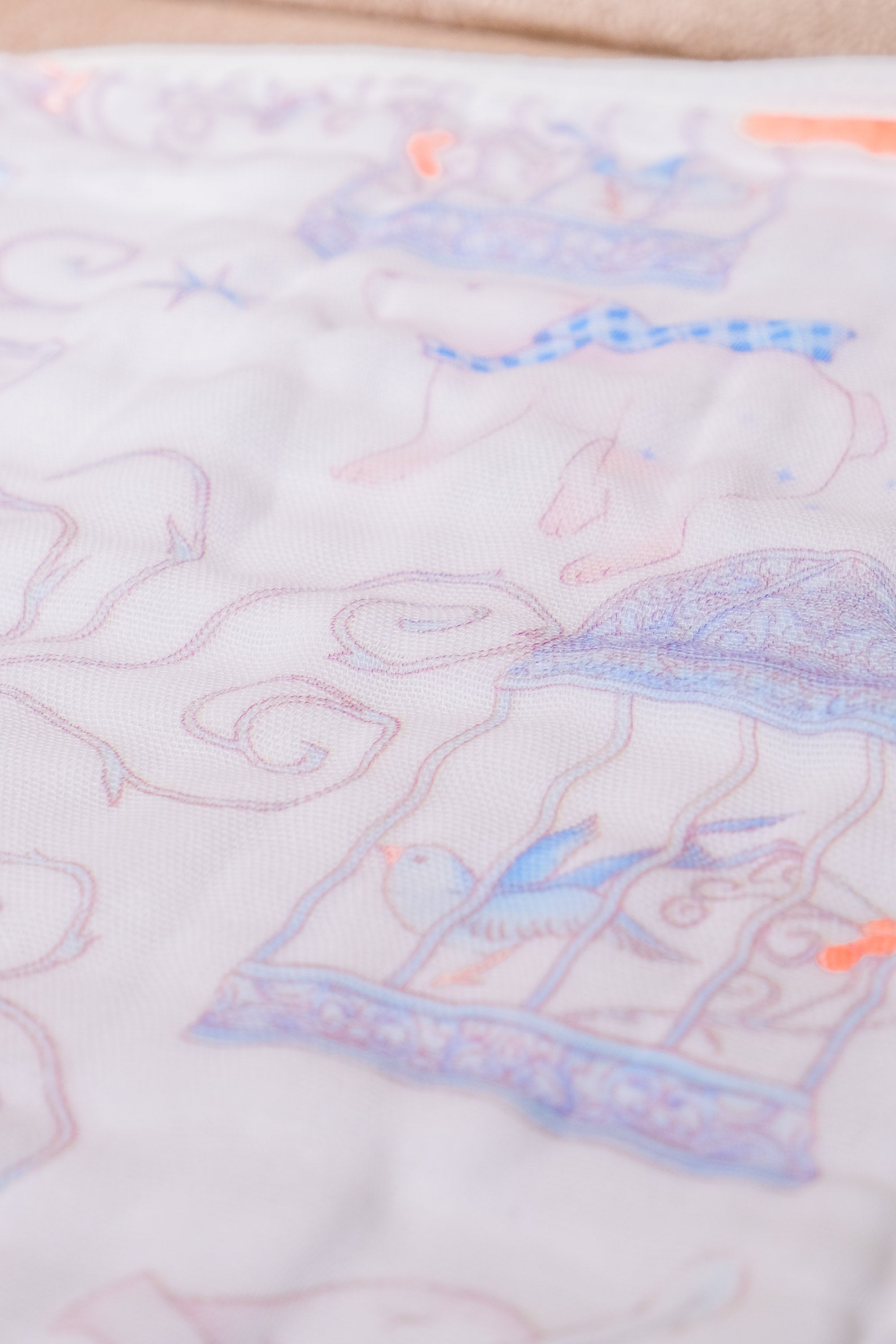 Bliss Cloud Muslin Hand Towel Dream Forest