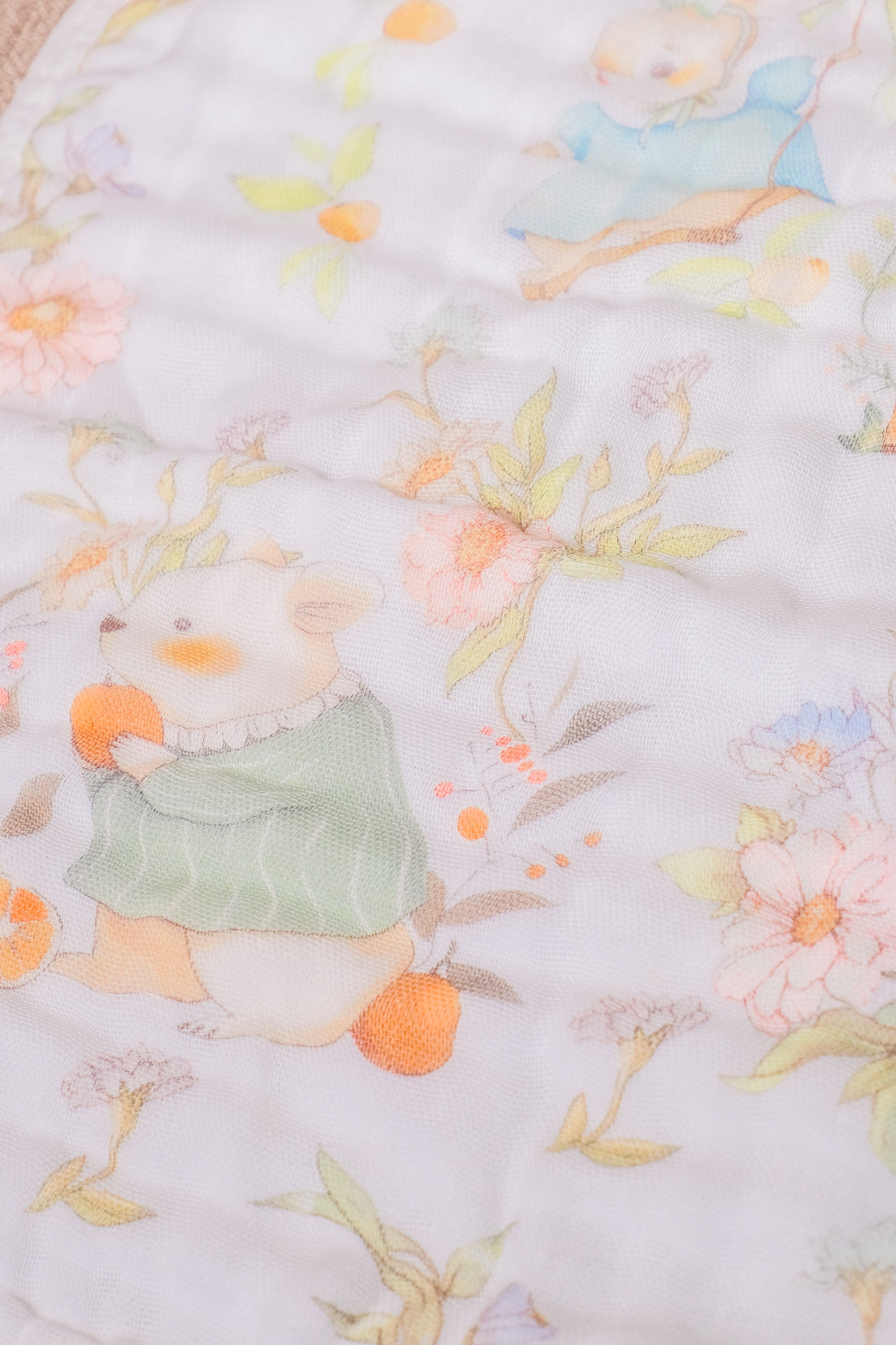Bliss Cloud Muslin Hand Towel Forest Deer