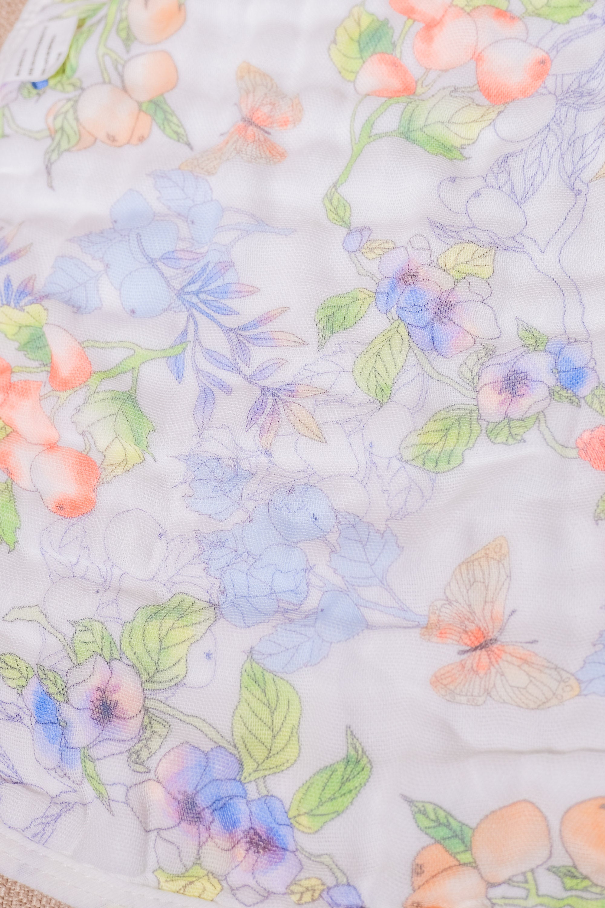 Bliss Cloud Muslin Hand Towel Wild Berries