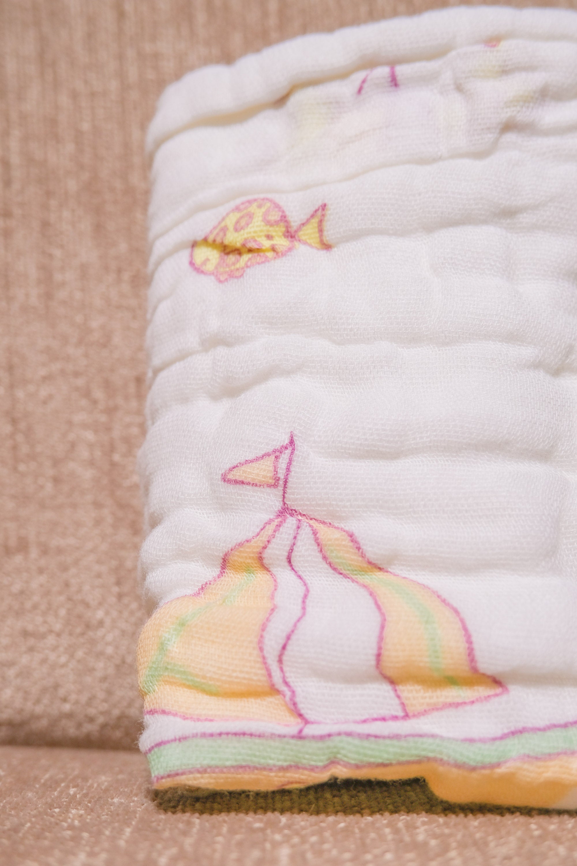 Bliss Nest Muslin Hand Towel Beach Vacation