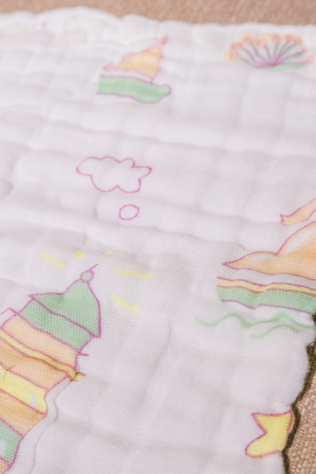 Bliss Nest Muslin Hand Towel Beach Vacation