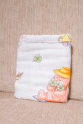 Bliss Nest Muslin Hand Towel Bear Picnic