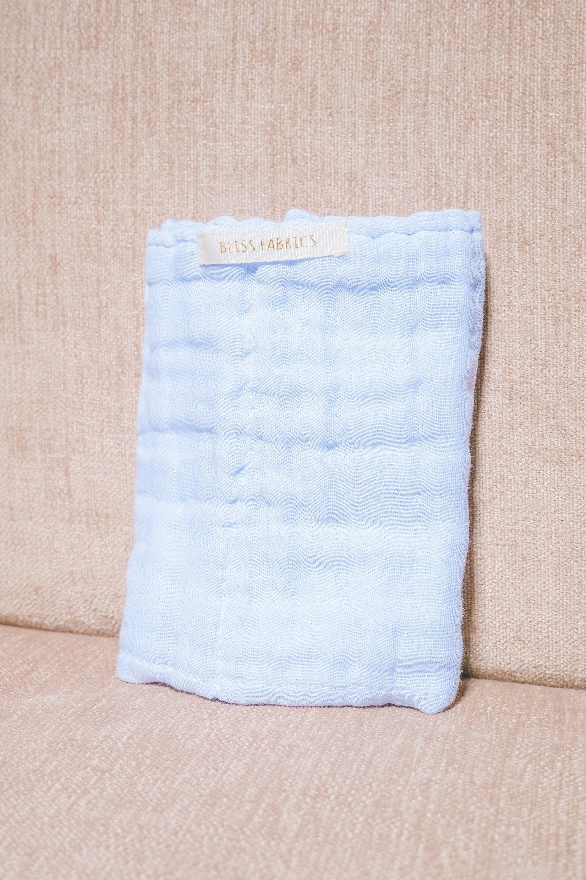 Bliss Tone Muslin Hand Towel Blue