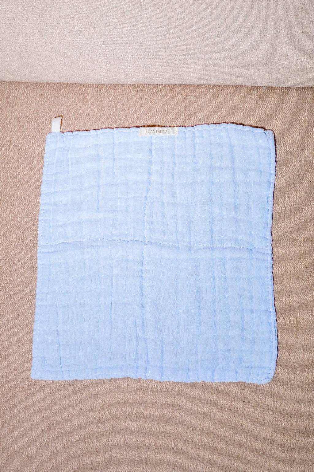 Bliss Tone Muslin Hand Towel Blue
