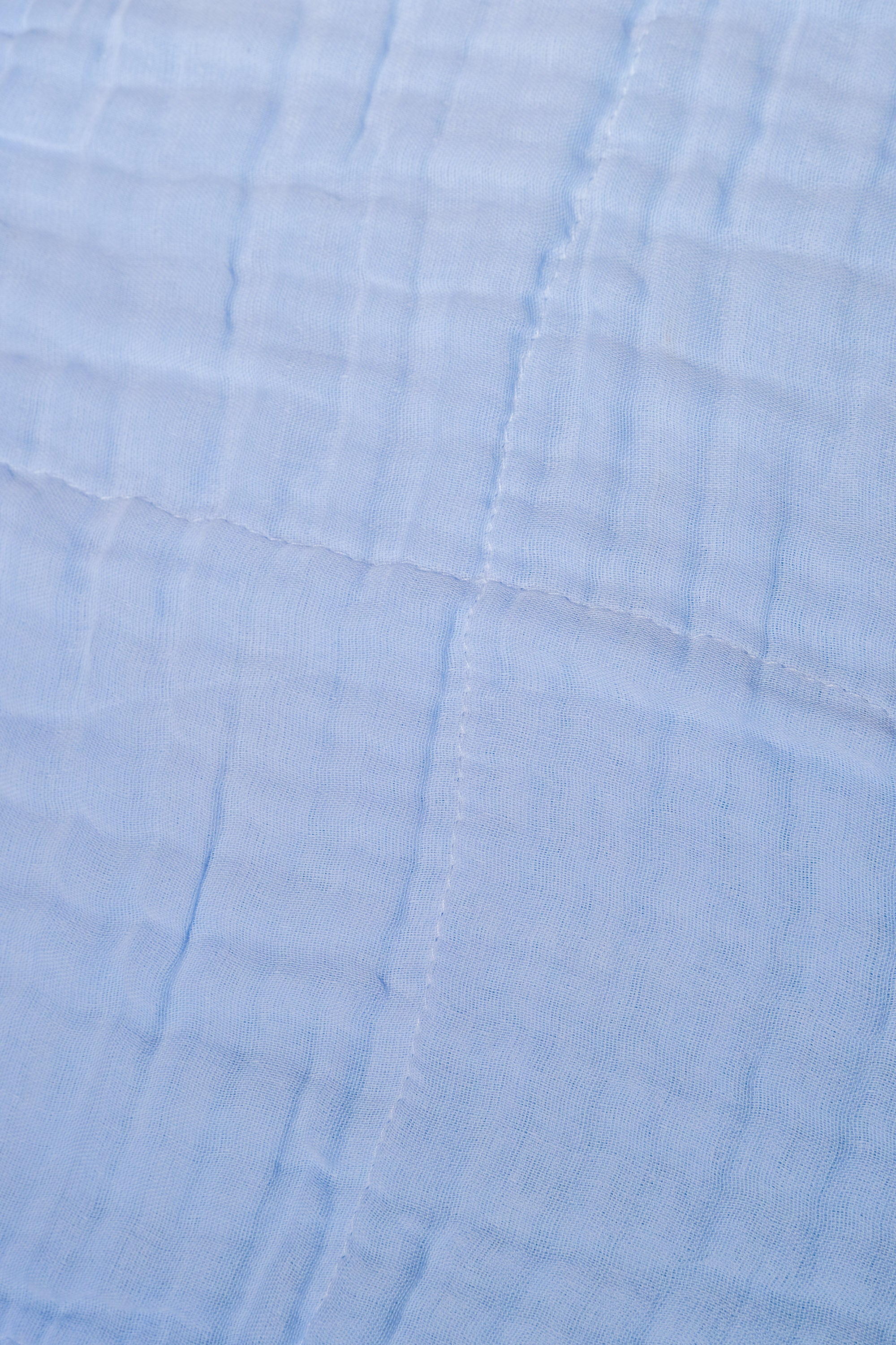 Bliss Tone Muslin Hand Towel Blue