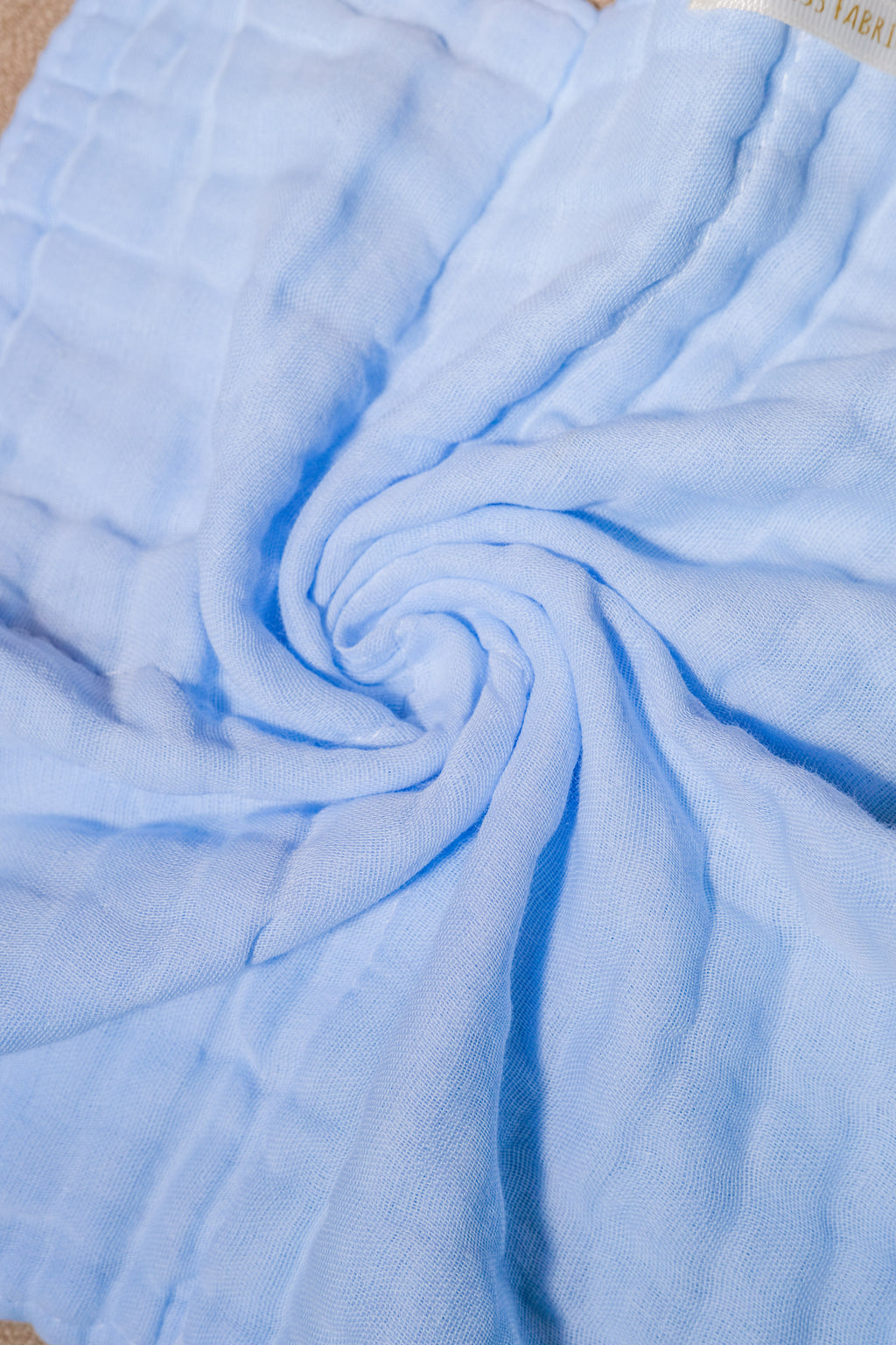 Bliss Tone Muslin Hand Towel Blue