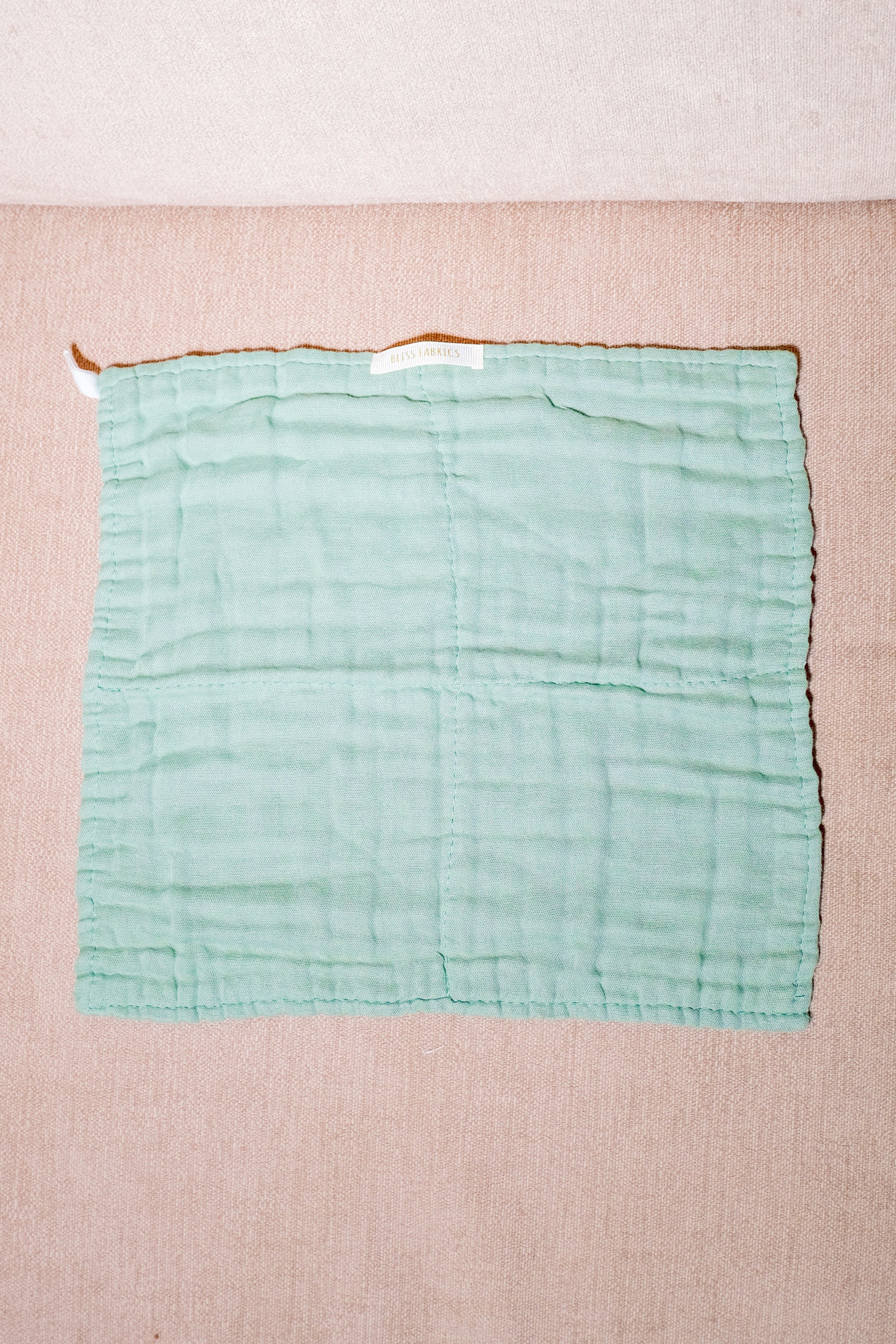 Bliss Tone Muslin Hand Towel Green