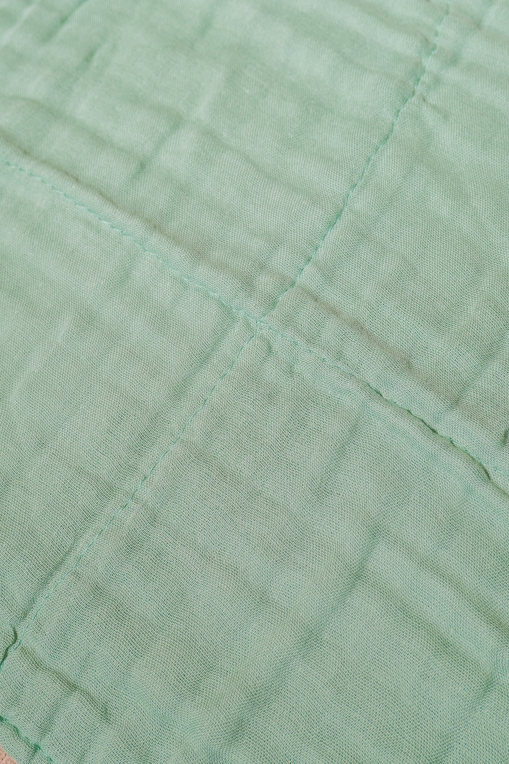 Bliss Tone Muslin Hand Towel Green