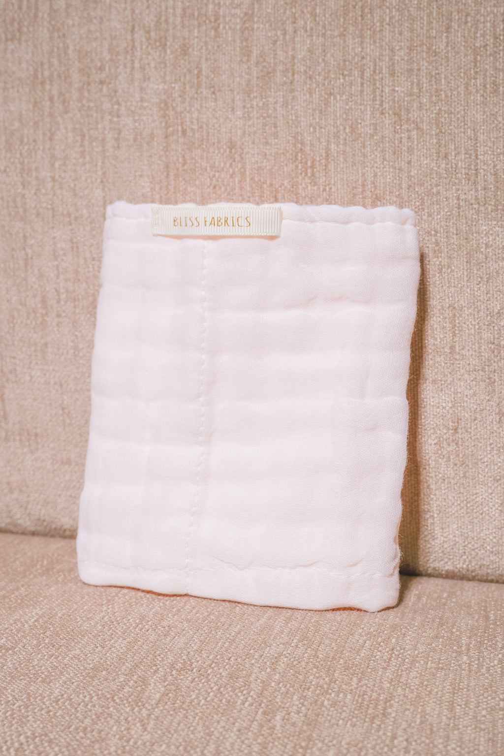 Bliss Tone Muslin Hand Towel Pink