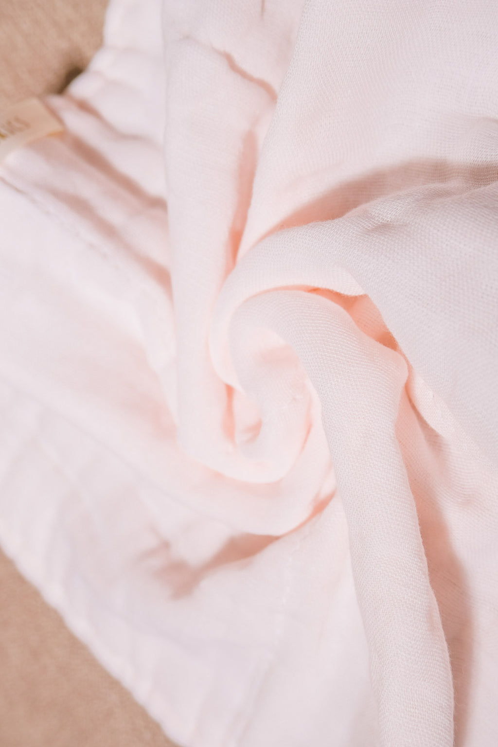 Bliss Tone Muslin Hand Towel Pink