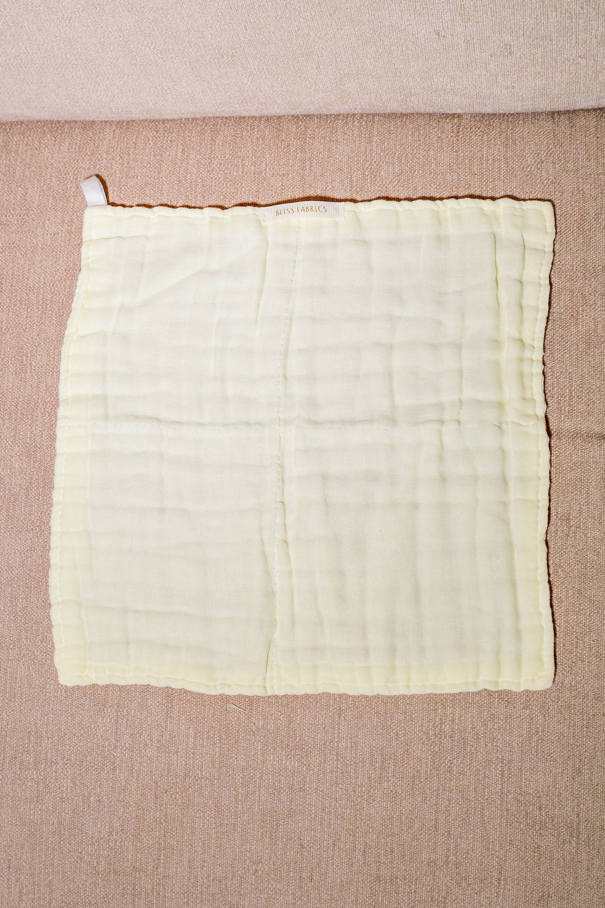 Bliss Tone Muslin Hand Towel Yellow