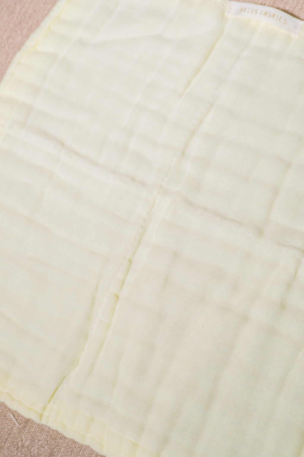 Bliss Tone Muslin Hand Towel Yellow